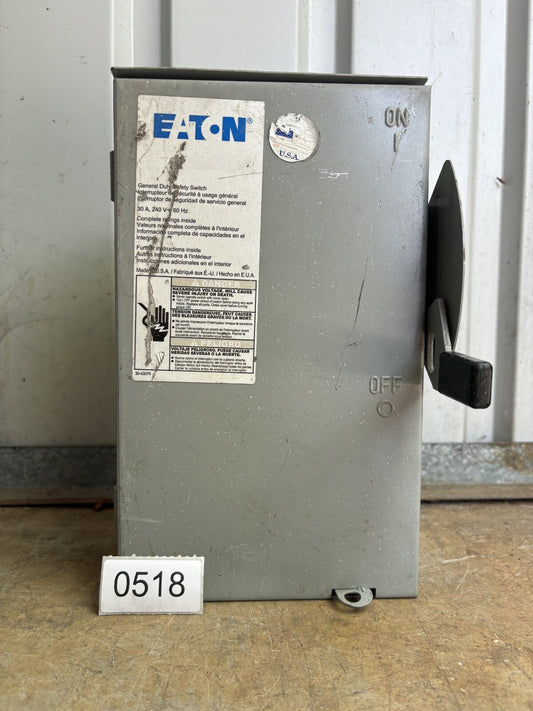 Eaton DG321NRB General Duty Safety Switch 30 Amp 240 Vac0