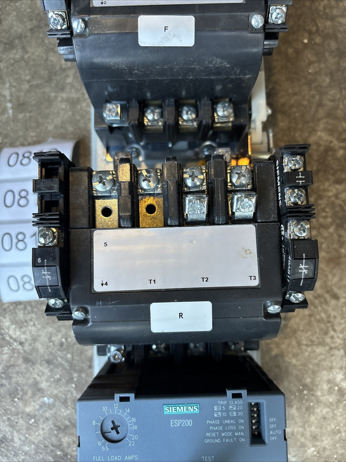 Siemens Motor Starter Size 1 Reversing 22DU+32A*E6 120 Volt Coil Siemens ESP2002