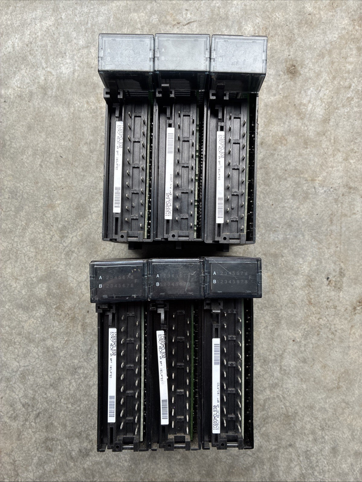 6x GE FANUC IC693MDL240E INPUT 120 VAC 16 PT  USED1