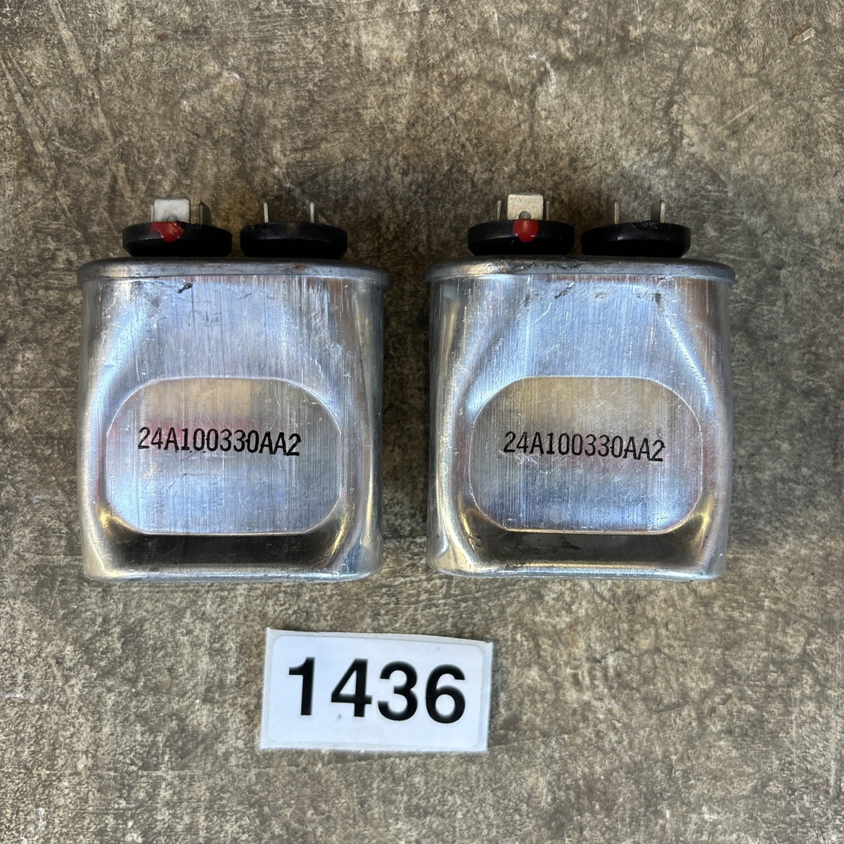 Lot Of 2 General Electric 2UF 21L3002 370VAC Motor Run GE Capacitor3