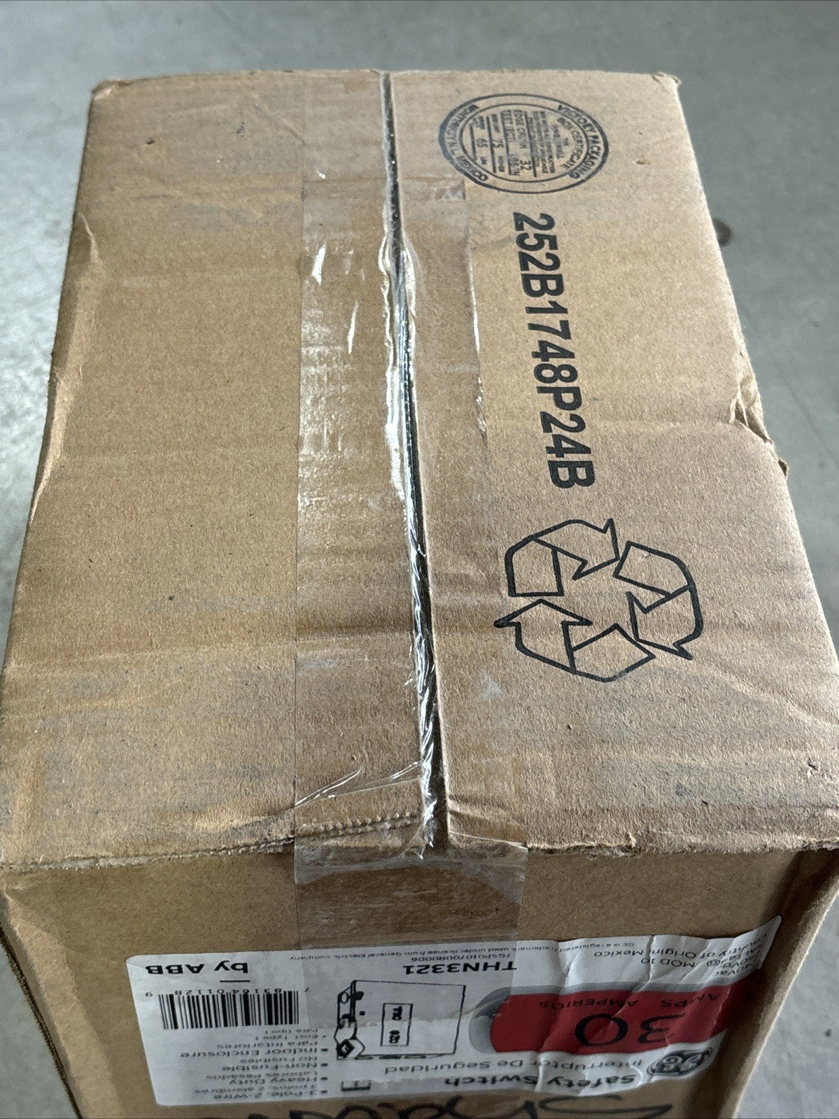 General Electric GE THN3321 Safety Switch 30A 240V 3P4