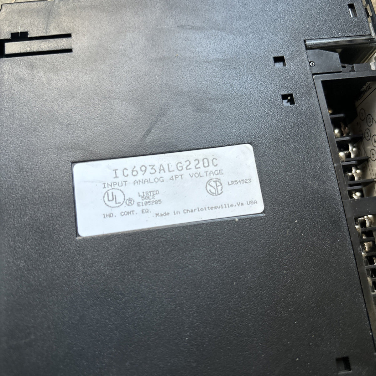 GE Fanuc IC693ALG220C Analog Input Module1