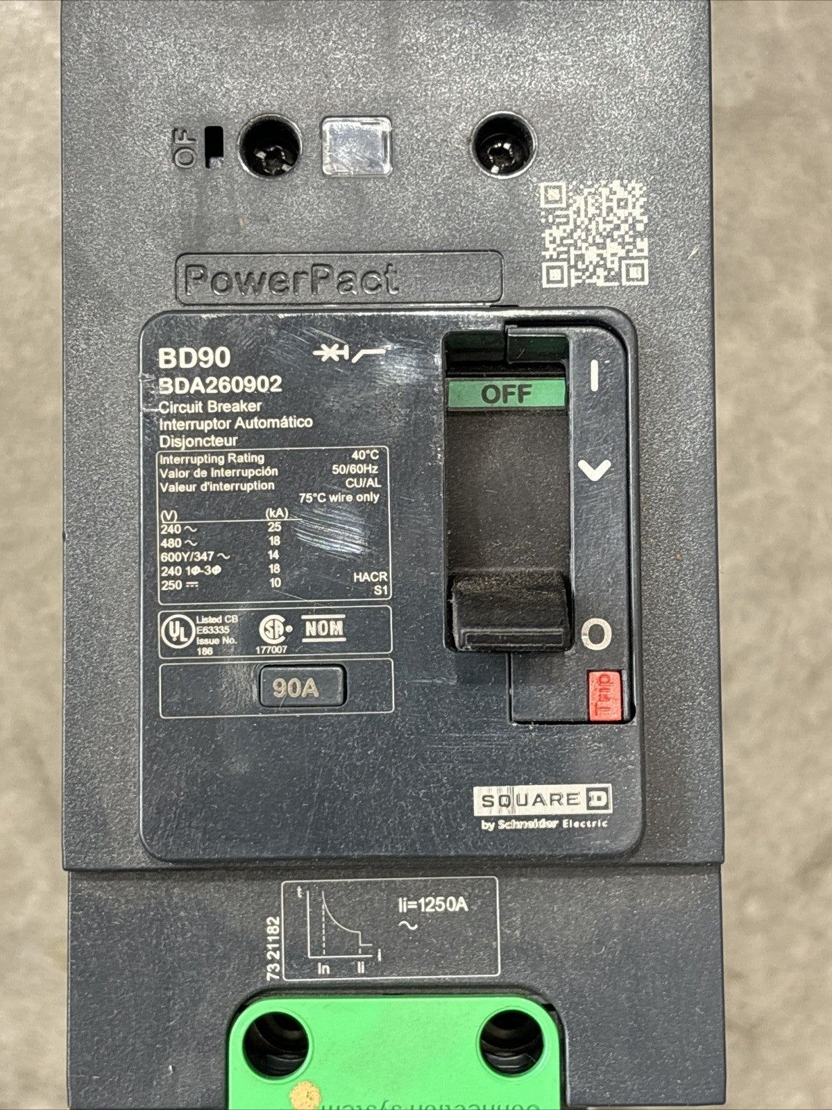 NEW SCHNEIDER ELECTRIC BDA2609021