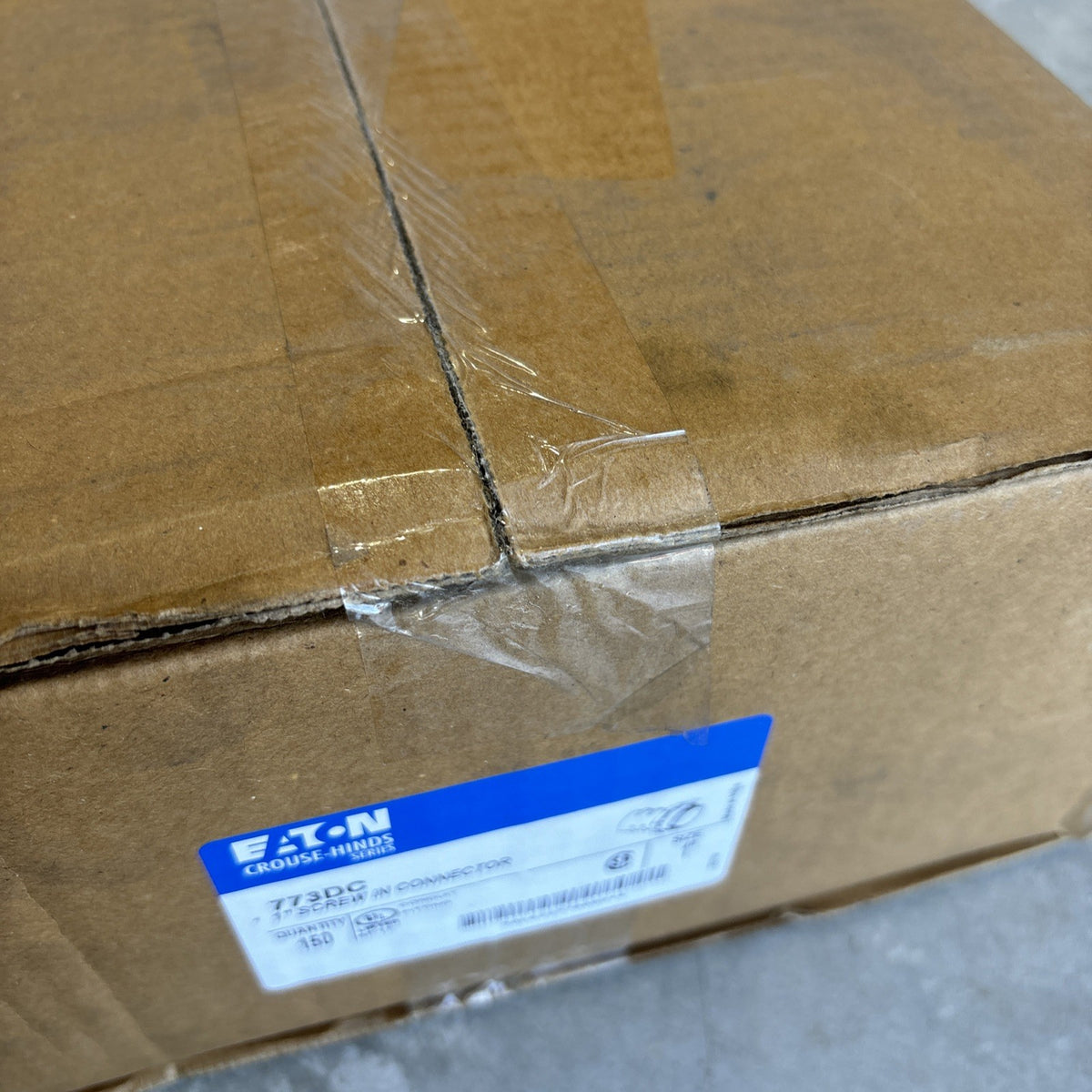 (QTY 150) Eaton Crouse Hinds 773DC 1” Screw In Straight Connector for FMC2