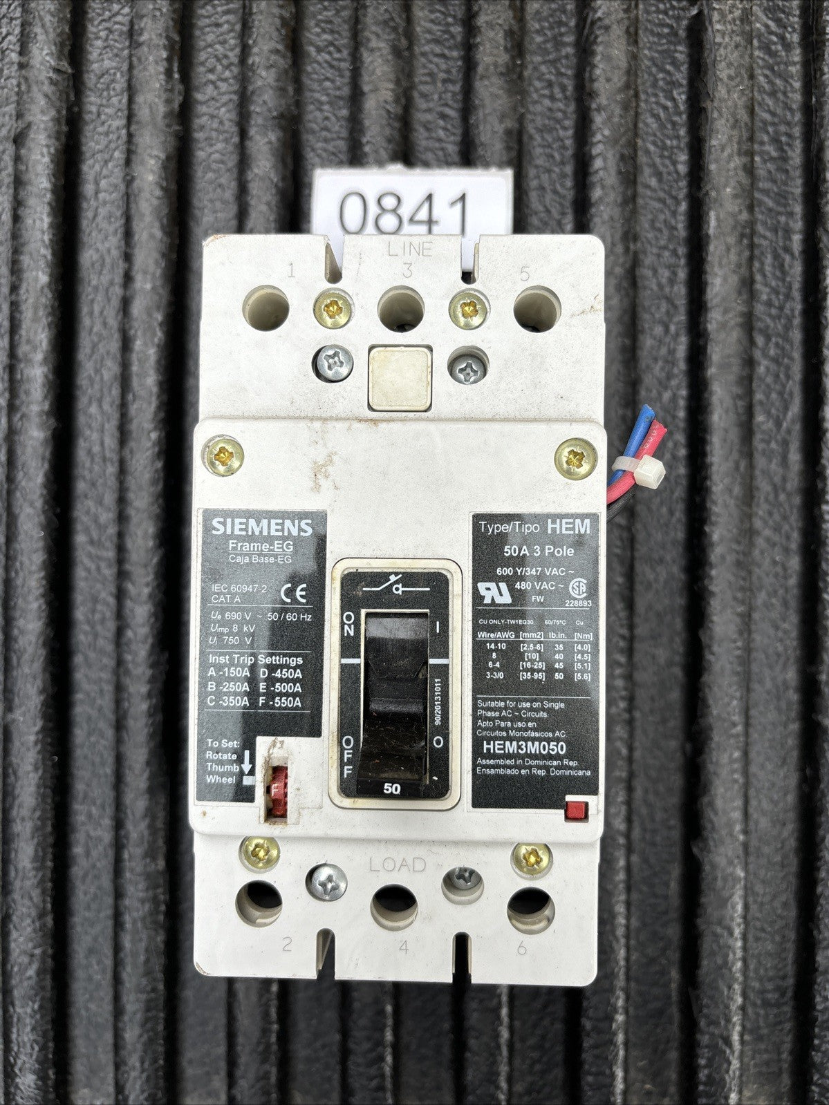 SIEMENS HEM3M050 Used, Tested Works0