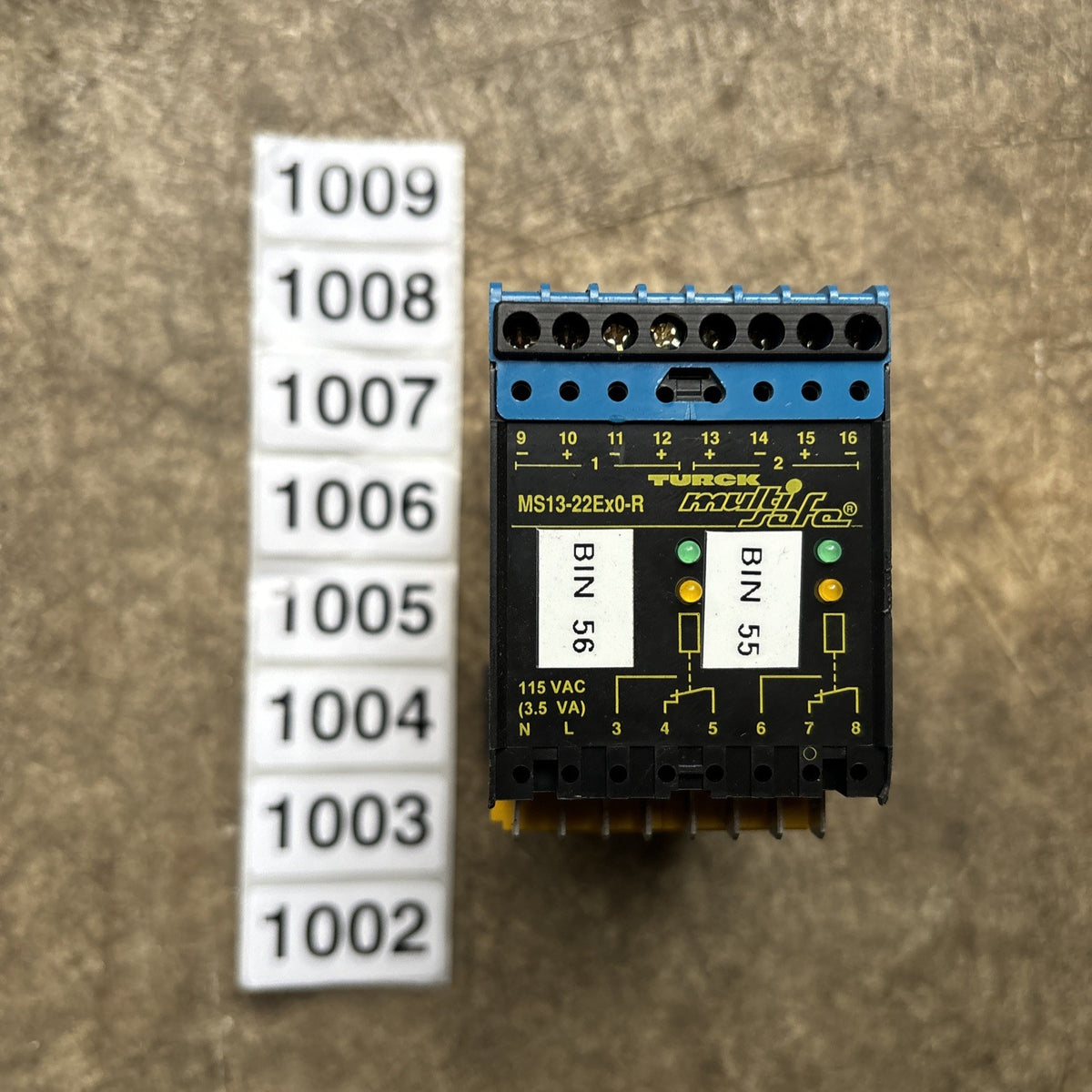 Turck MS13-22 Ex0-R Amplifier Relay , used0