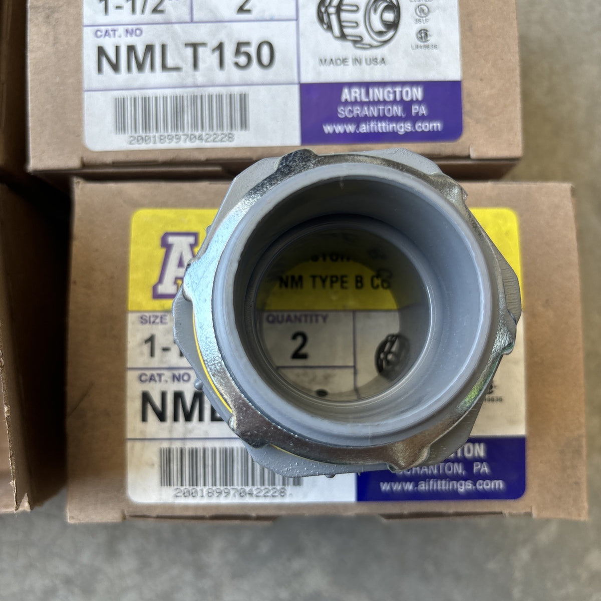 Arlington NMLT150 Liquid Tight Connector 5 Cases Of 2. 10 Total Pieces.4