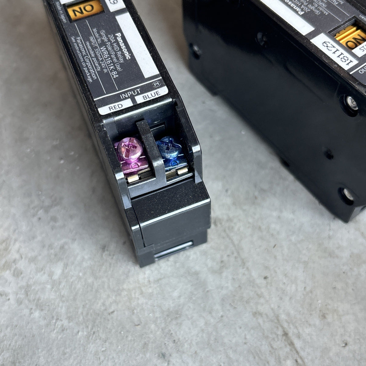Panasonic WR6161K 84 20A HID Relay Single Pole Panel Use Lot of 54