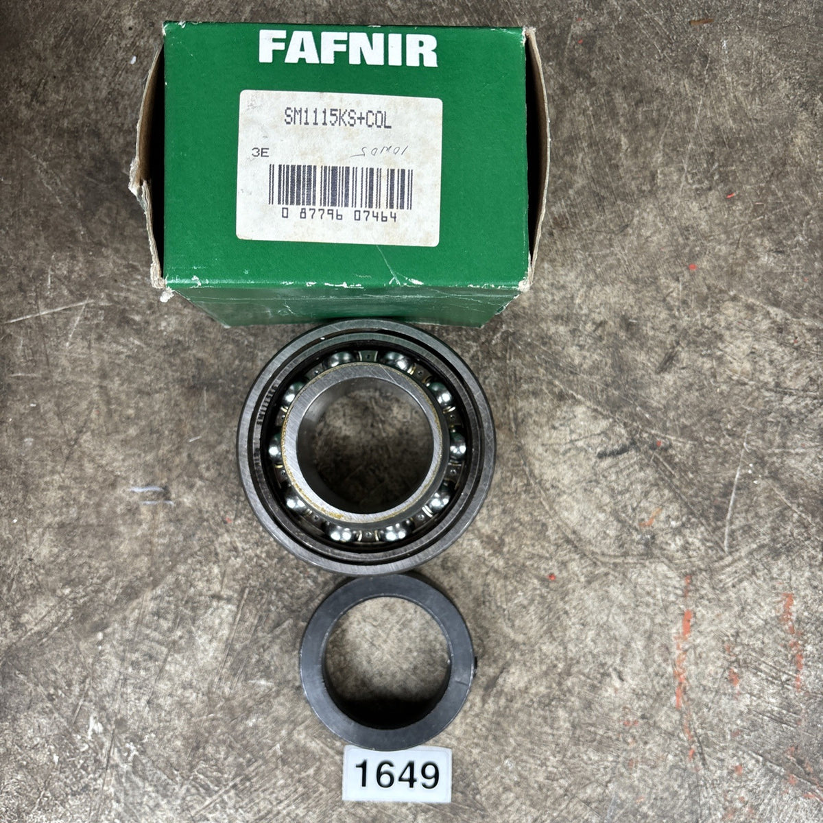 Fafnir SM1115KS + COL 1 15/16" Insert Bearing w/Locking Collar0