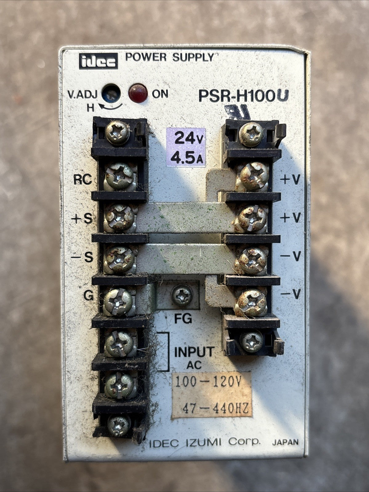 Idec 24V 4.5A switching power supply PSR H100U, 37832, D22525 FREE SHIPPING1