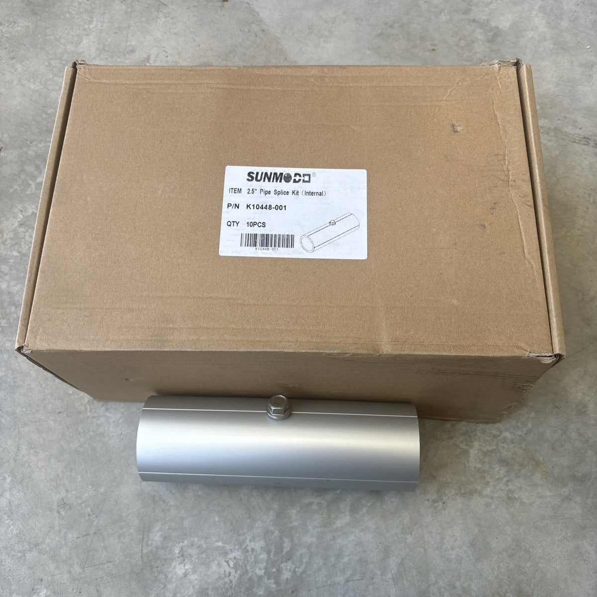 Sunmodo 2.5” Pipe Splice Kit (internal) K10448 001 Case Of 100
