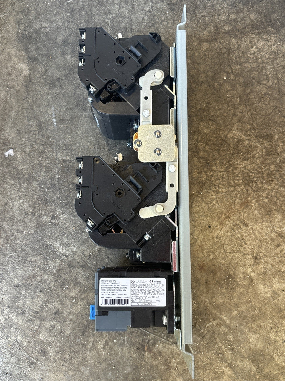 Siemens Motor Starter Size 1 Reversing 22DU+32A*E6 120 Volt Coil4