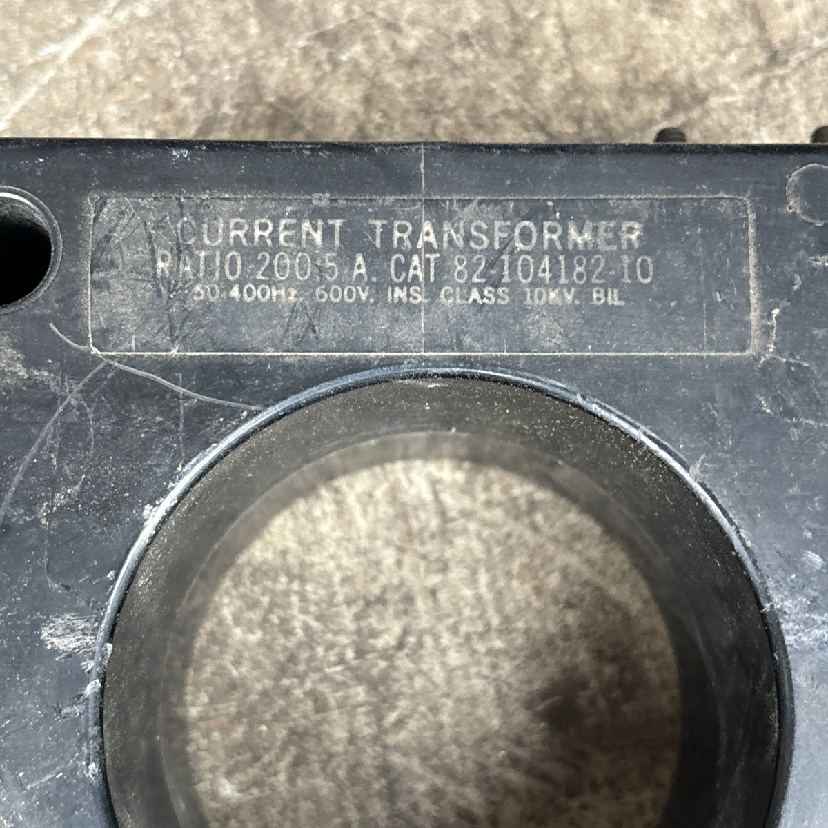 82 104182 10 200:5 Ratio Current Transformer 600V 10KV 50 400z1