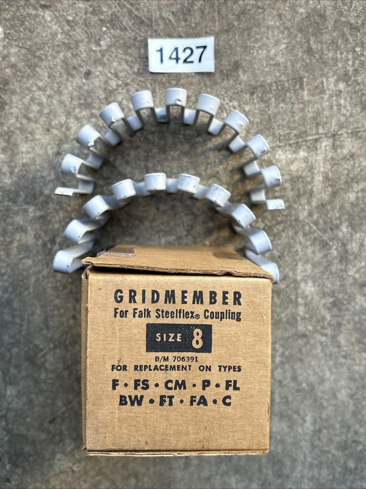 Faulk Steelflex Coupling Gridmember Size 8 B/M 7063910