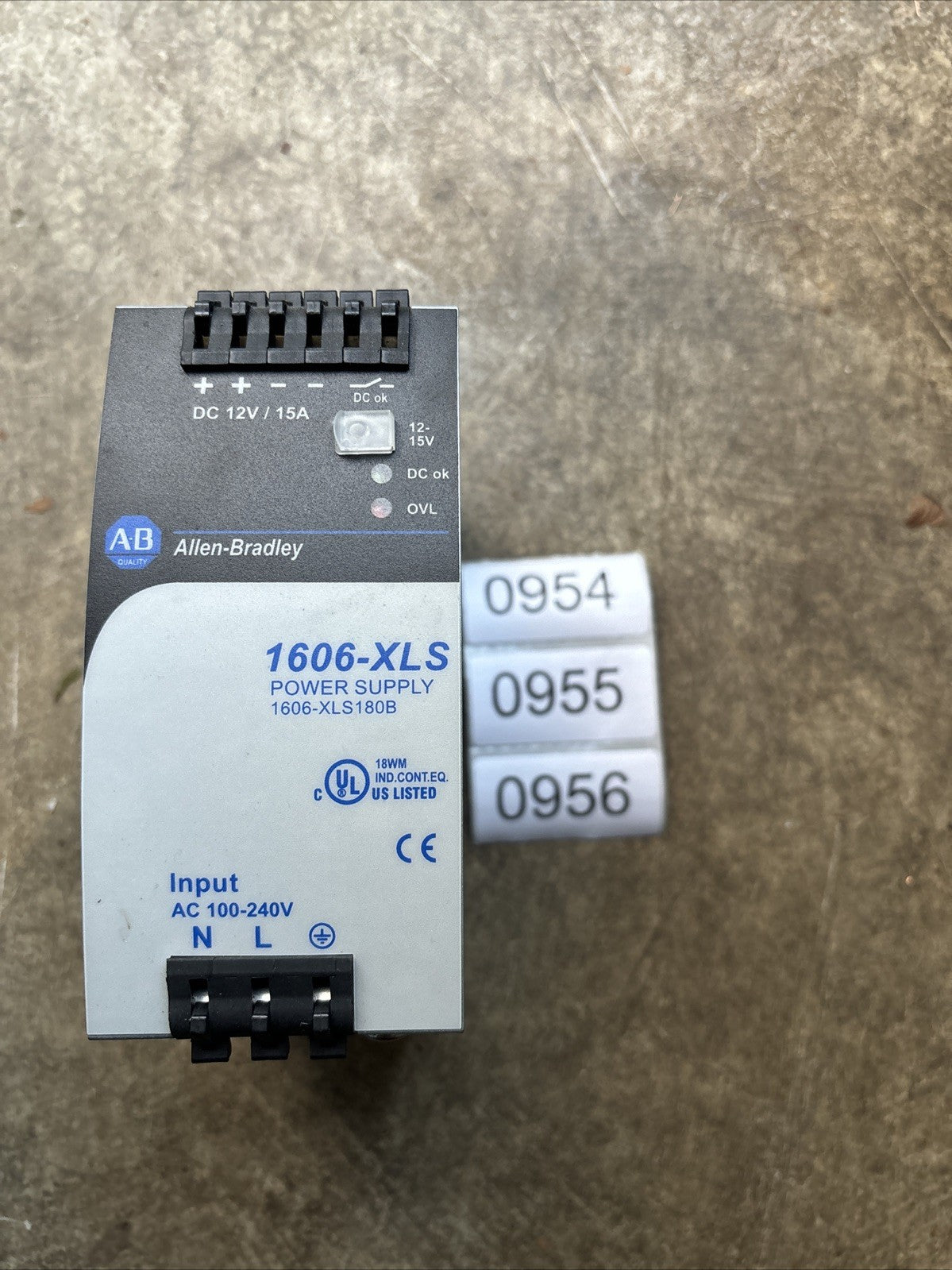 Allen Bradley 1606-XLS180B /A Power Supply 1606XLS (4.5.1)0