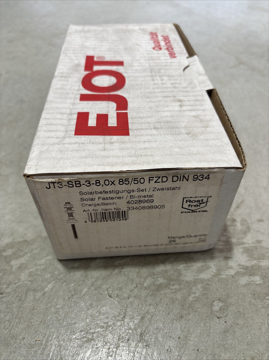 EJOT Solar Fastener Set JA3-SB-8,0x85/50 FDZ DIN934 M10 8.5x50mm Stainless Steel0