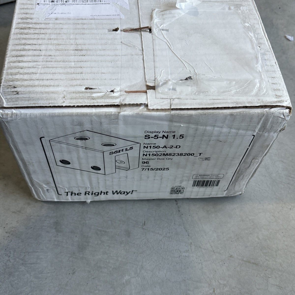S-5! S-5-N 1.5 Standing Seam Metal Roof Clamp - Sealed Master Box of 960