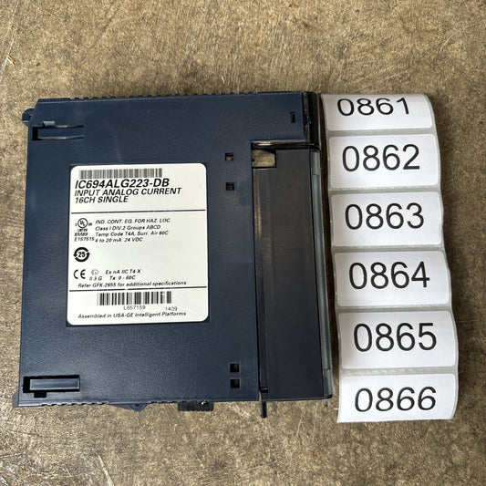 GE FANUC IC694ALG223 DB INPUT ANALOG CURRENT 16CH SINGLE0
