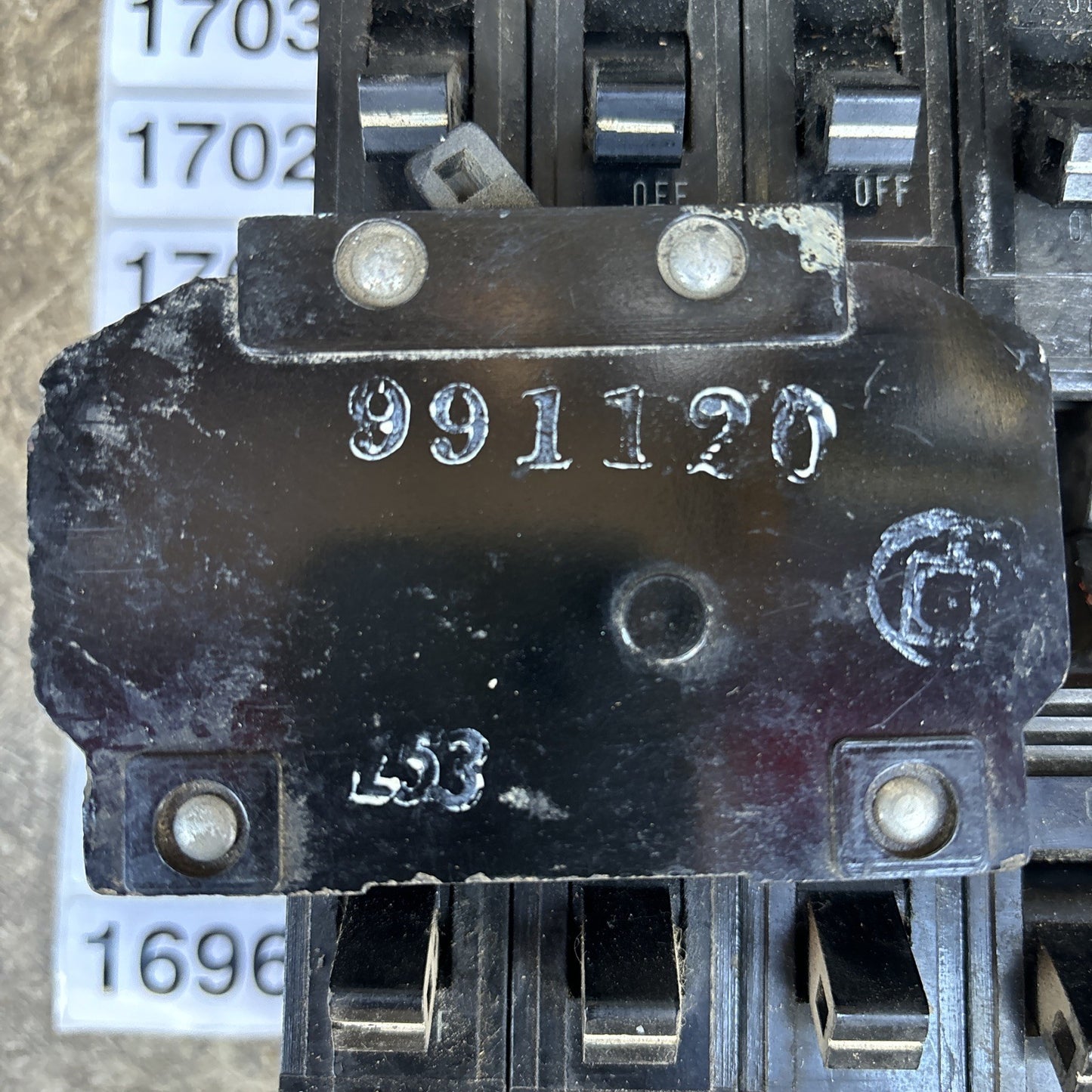 Lot Of 10 SQUARE3 D  TYPE  QB /  991120  / 20AMP/USE(33C3UP5