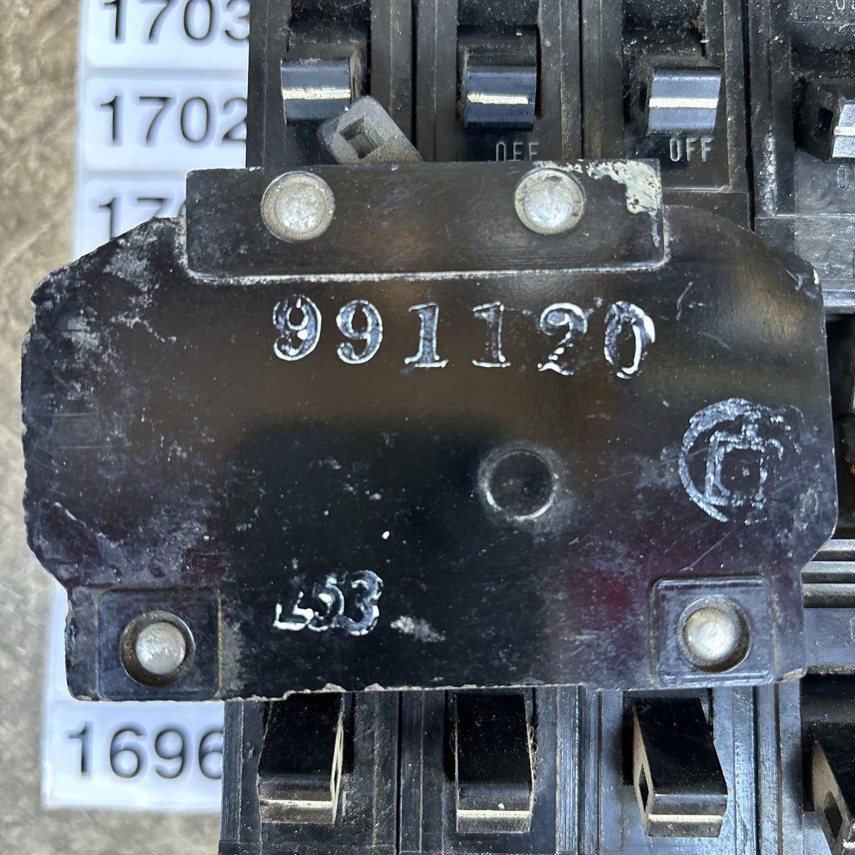 Lot Of 10 SQUARE3 D  TYPE  QB /  991120  / 20AMP/USE(33C3UP5