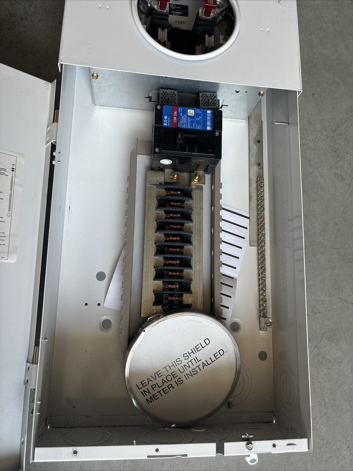 New Eaton CMB2424B200BTS 24 Space Outdoor Rated Meter Main Panel1