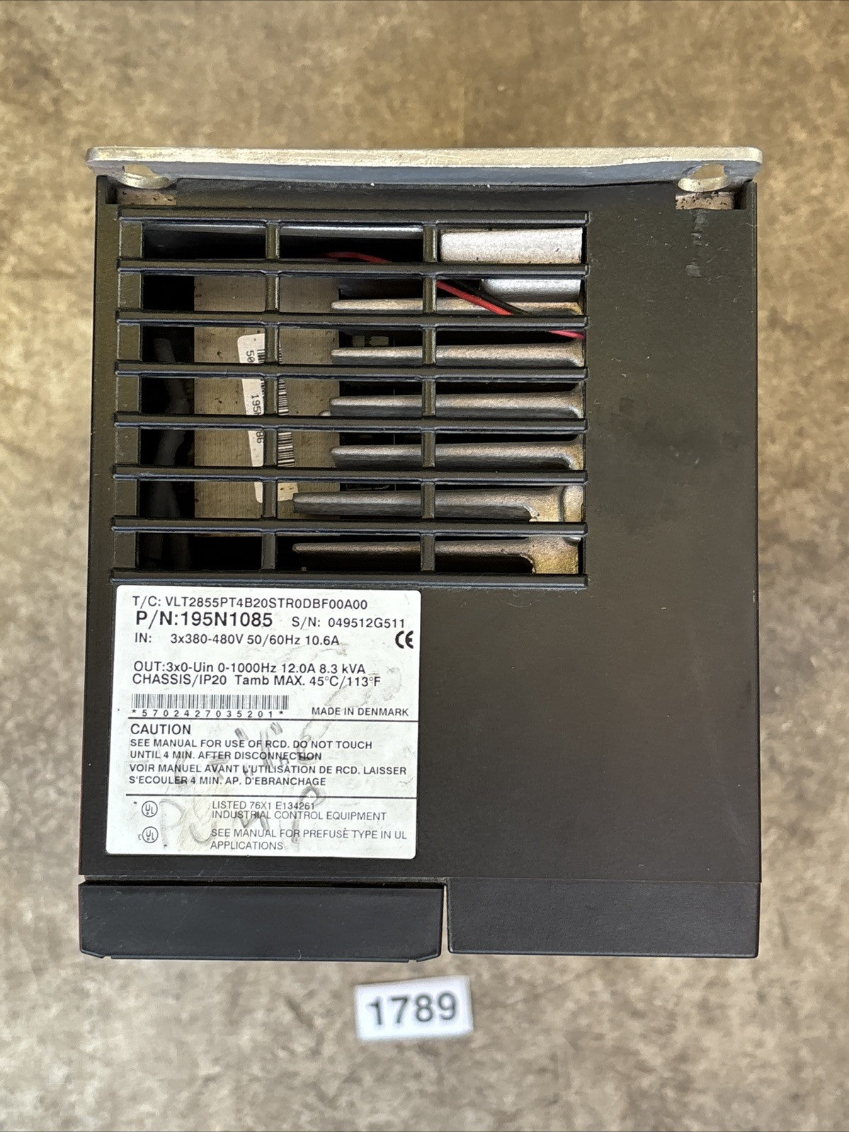 Danfoss 195N1085 VLT 2800 Variable Frequency AC Drive Used Good4