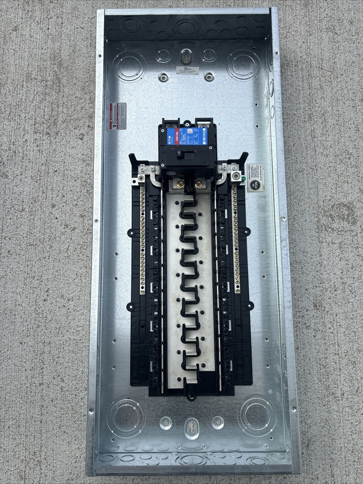 Eaton BRP30B200 30-Space Main Breaker Center Panel 200A No Cover0