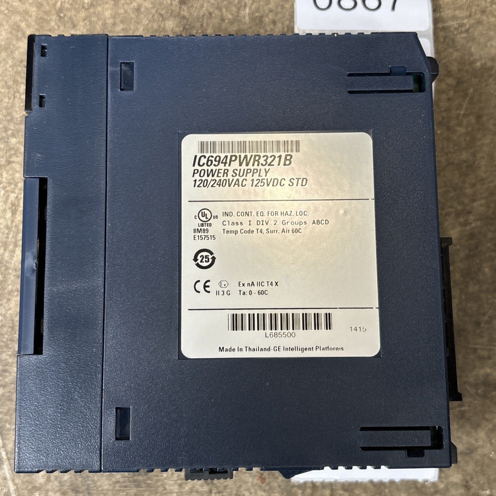 GE FANUC IC694PWR321B Pacsystems RX3i IC694PWR3213