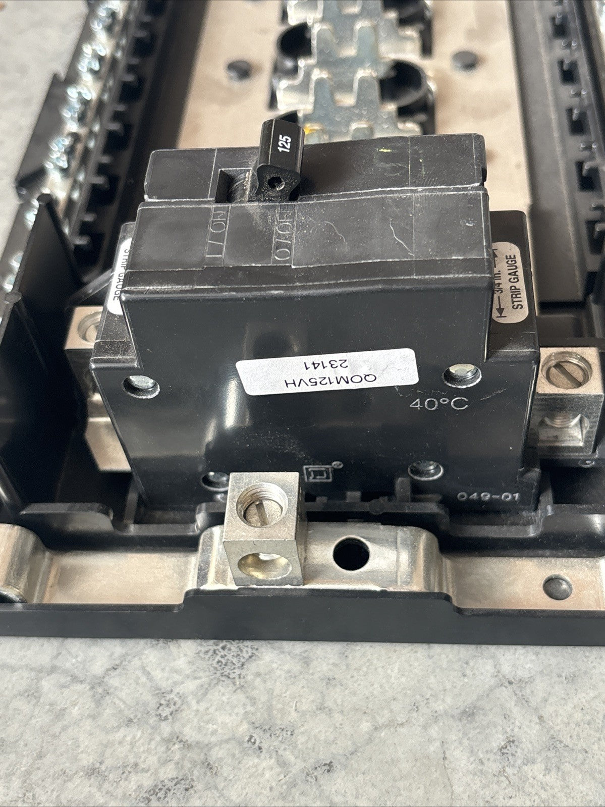 Square D HOM3060M100PC 100 Amp 30 Space/60 Circuit Load Center Guts Only3