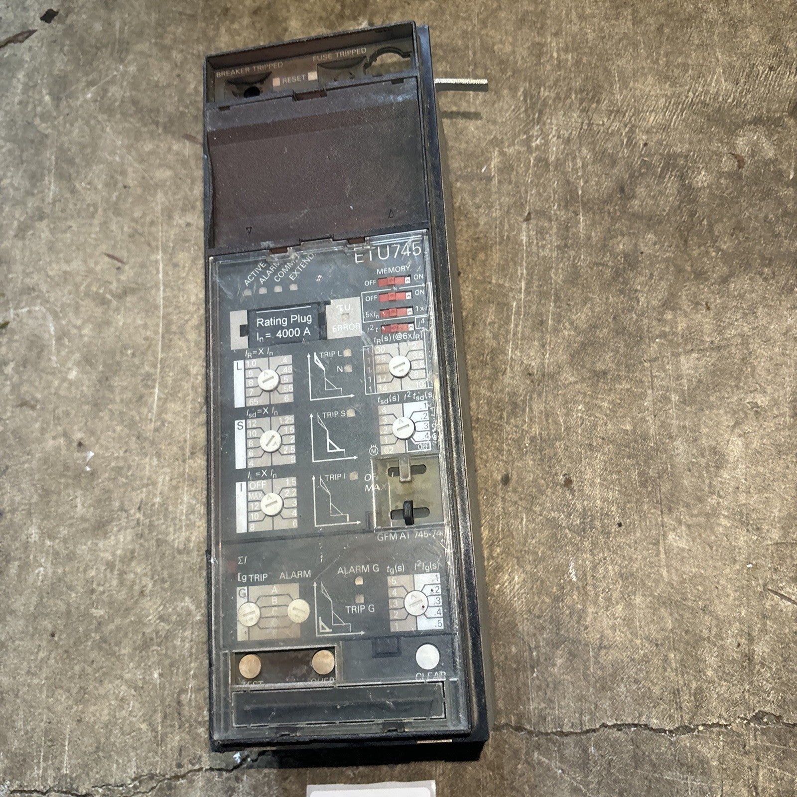 Siemens WLETU745 Circuit Breaker Trip Unit1