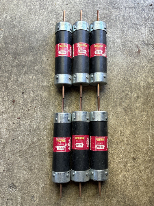 Bussmann Fusetron FRS 150 Dual Element Time Delay Class K5 Fuse (Lot of 6)0