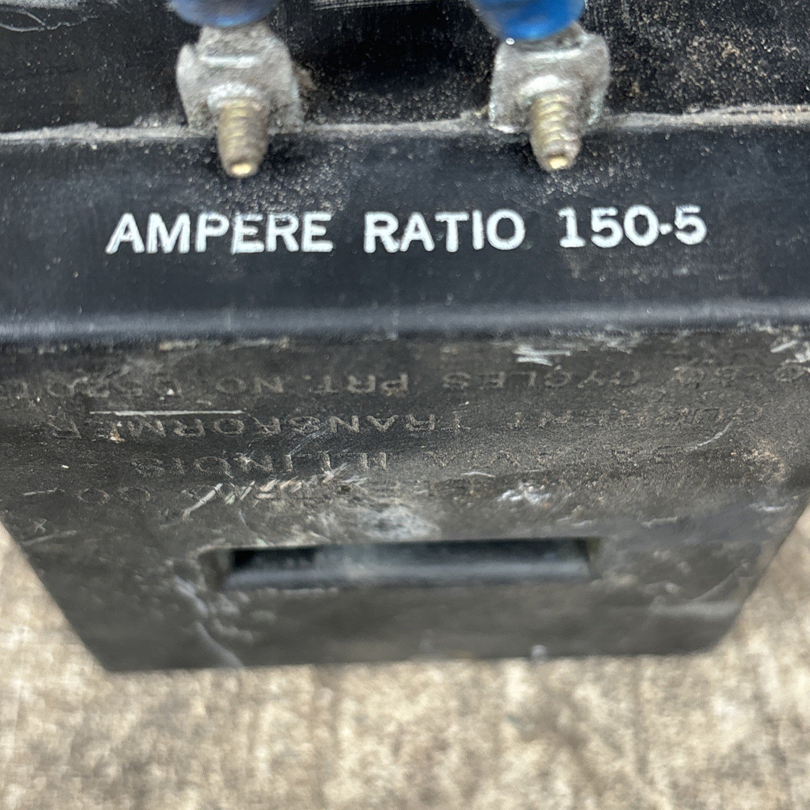 Furnas Electric D52073 Current Transformer 300:5 Ampere Ratio 50 60 Cycles3