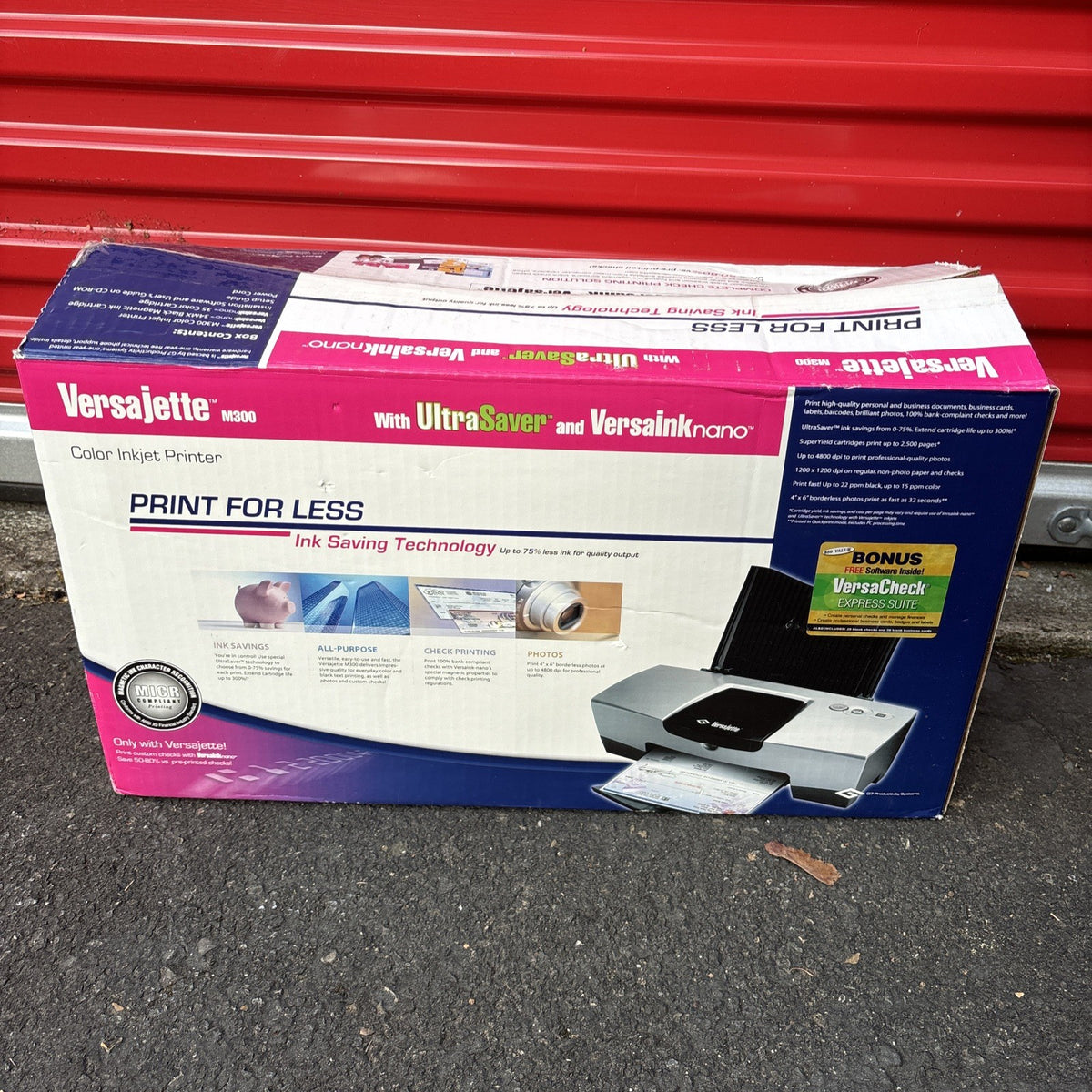 VersaJette M300 printer new in box, NO OS3