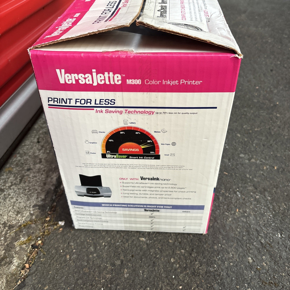 VersaJette M300 printer new in box, NO OS2