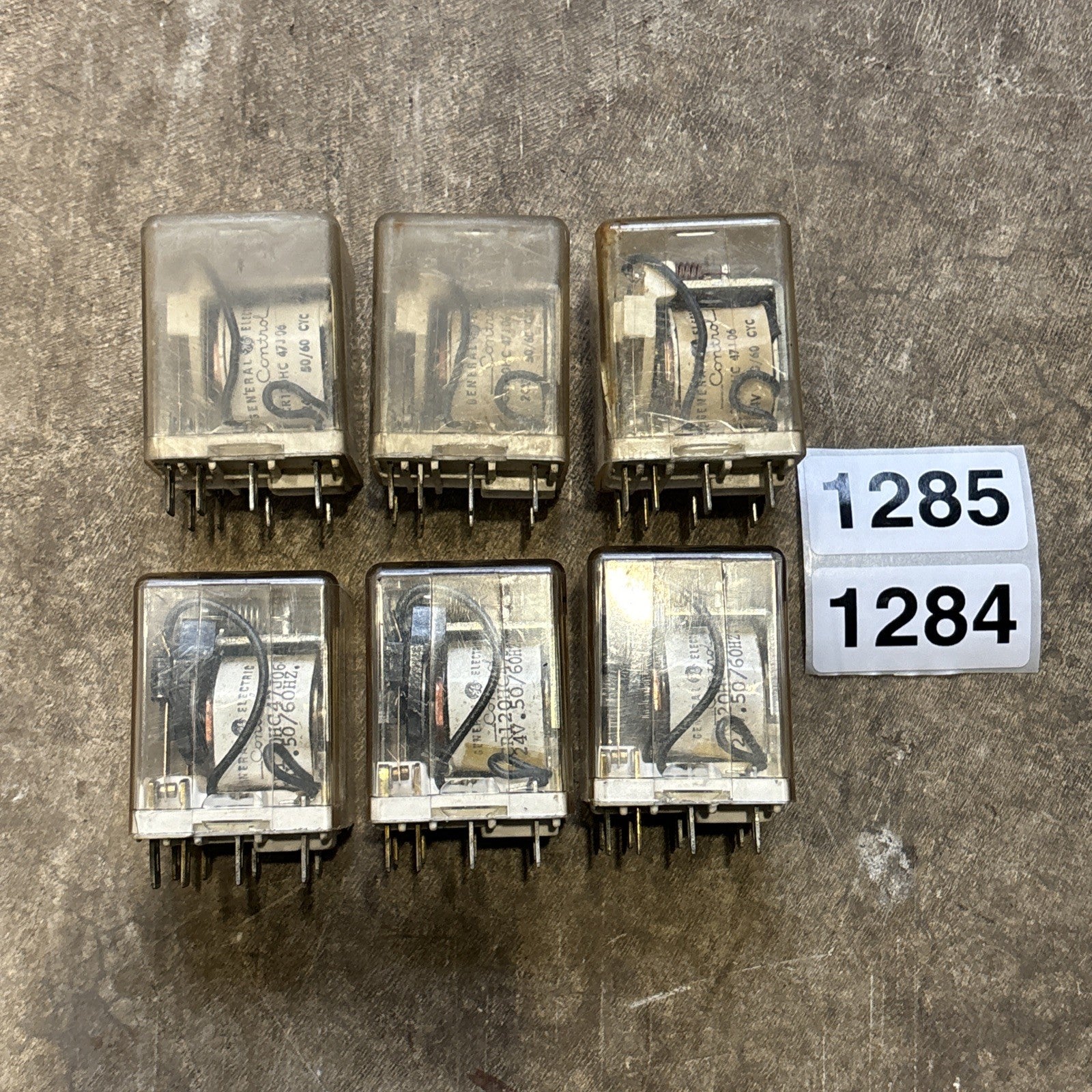 CR120HC47J06C GE Relay 120V Coil Good Lot Of 60