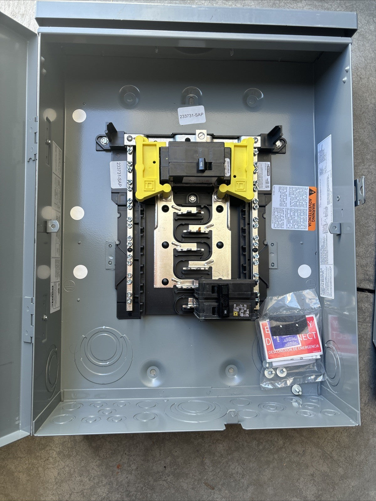 New Square D QO Type 3R Outdoor Load Center Breaker Box BXH19R2