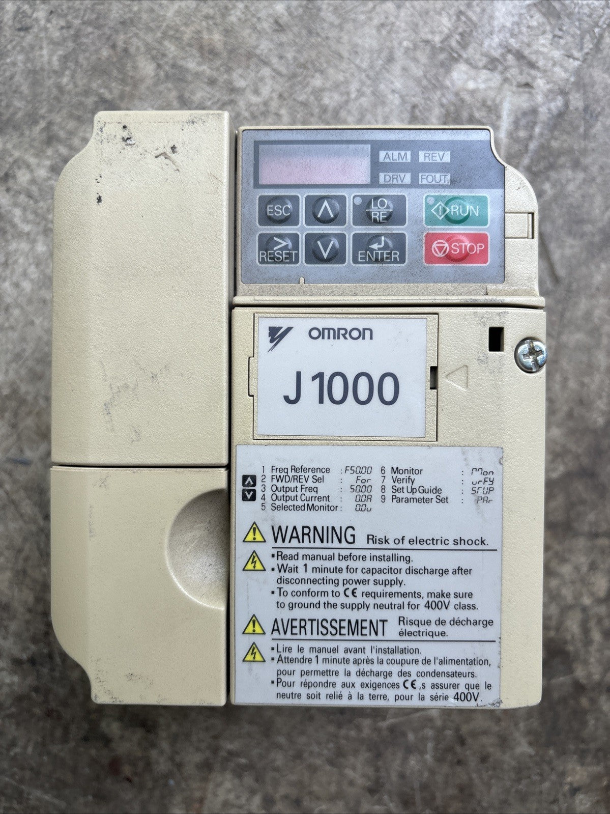 Omron / Yaskawa CIMR JZ4A0002BAA0