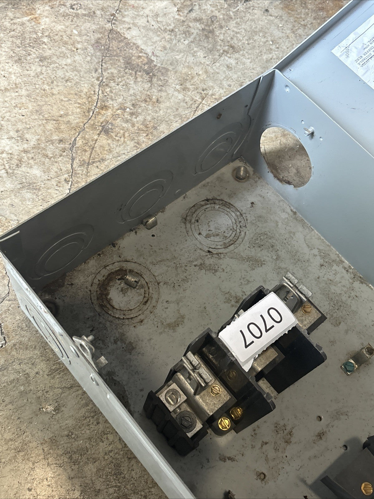 Eaton DH363FGK Heavy Duty Safety Switch 100 Amp 3 Pole 600 Vac5