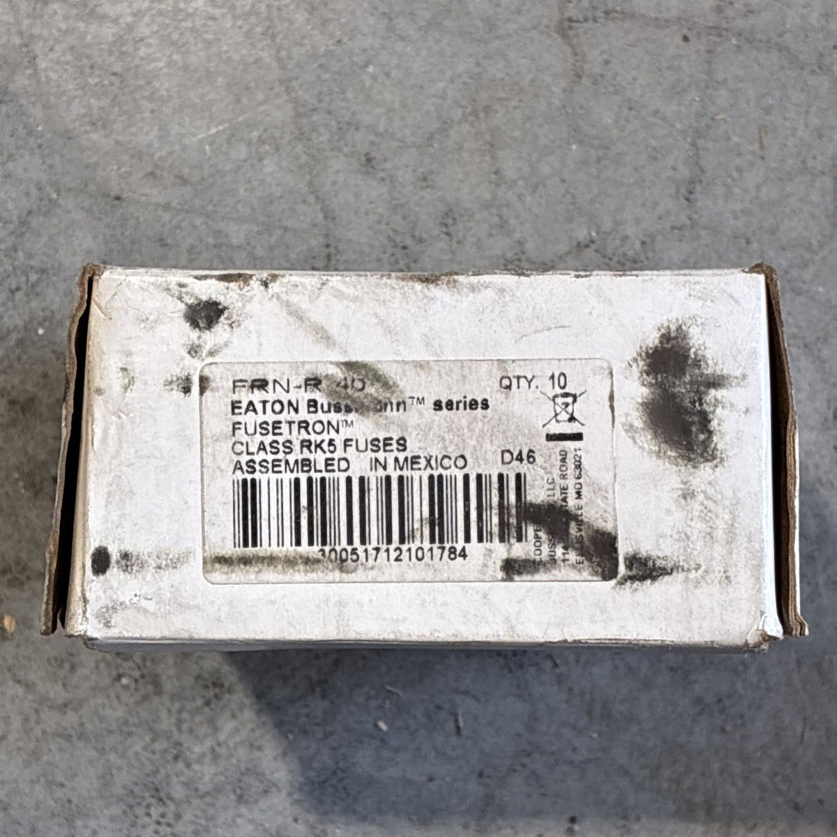 (10) Cooper Bussmann FRN R 40 Fusetron RK5 Dual Element Time Delay Fuse0