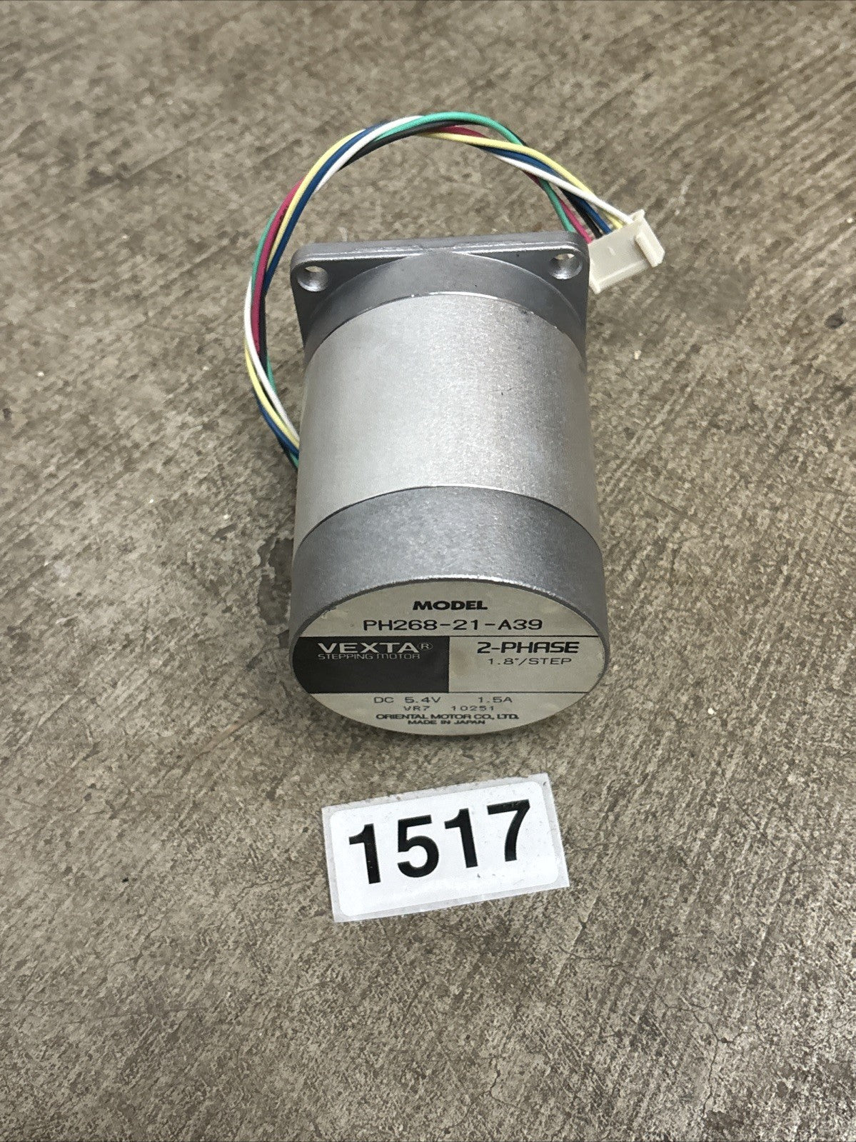 Oriental motor vexta PH268 21 A39 stepping motor 2 PHASE 1.8"/STEP0
