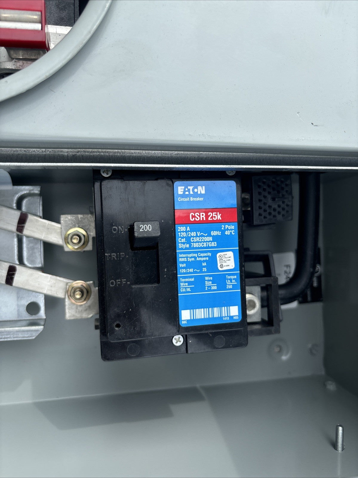 Eaton 200 Amp 20-Space 40-Circuit Surface BR Type Meter Breaker MBE2040B200BTS2