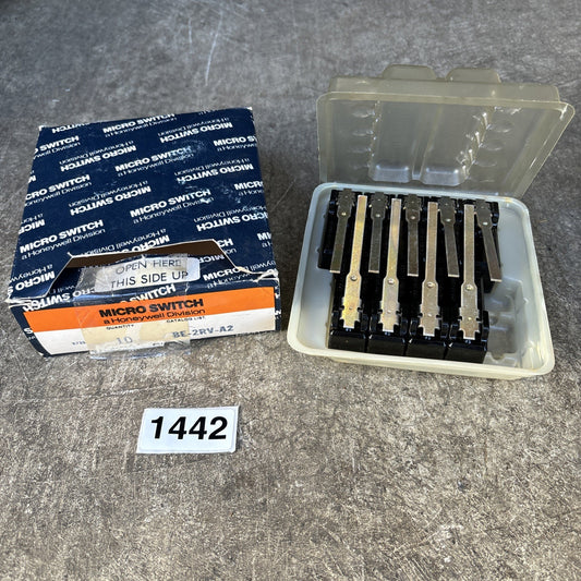NEW BOX OF 9 HONEYWELL BE 2RV A2 MICRO LIMIT SWITCH PILOT DUTY 25A 125/250/480V0