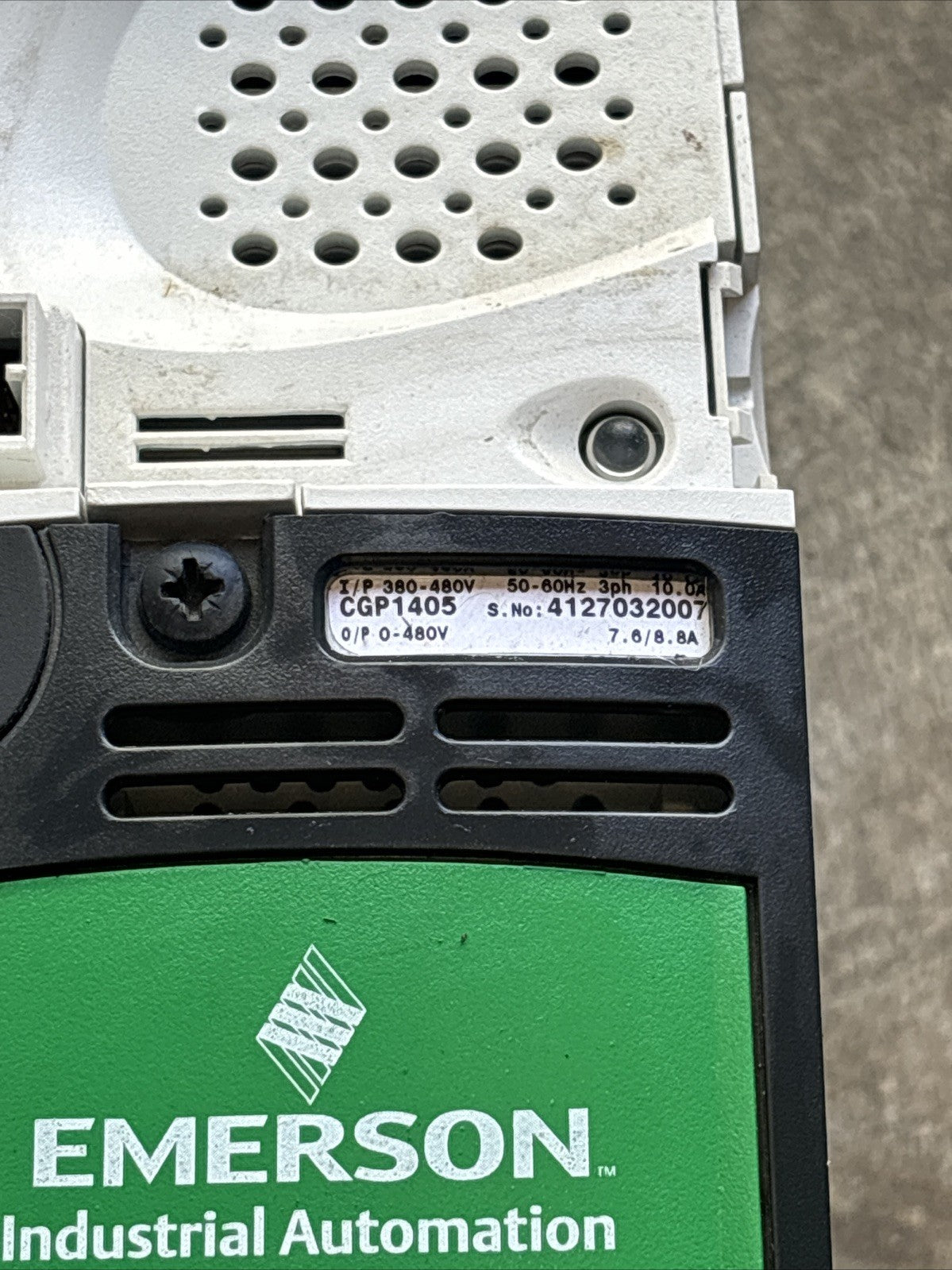 EMERSON CGP1403 SERVO AMPLIFIER1