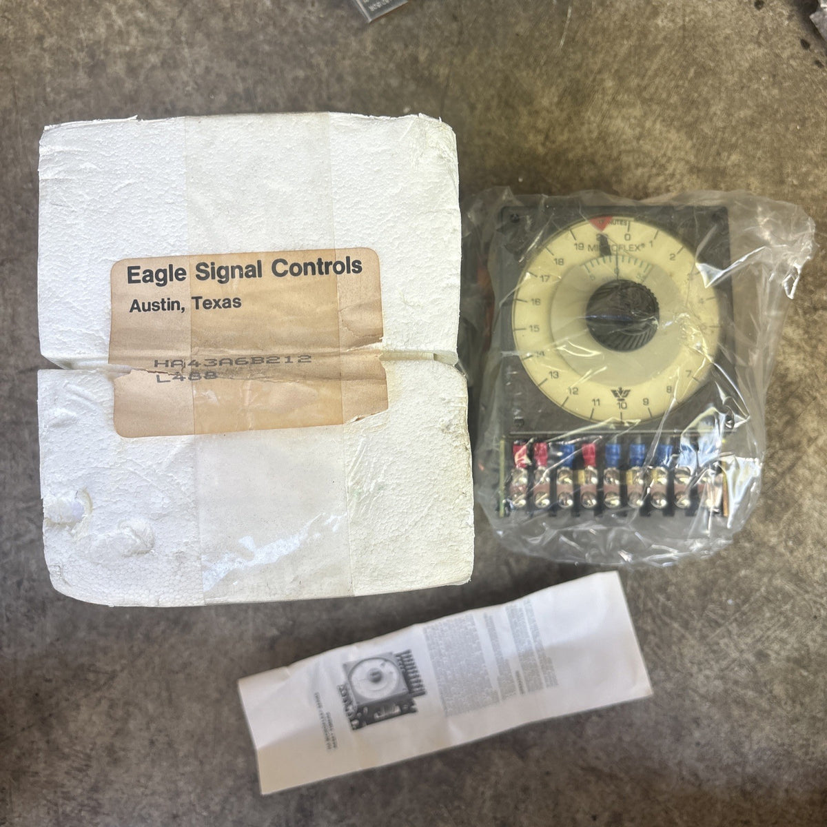 Eagle Signal HA43A6B212 Microflex Timer 0 20min 120v ac0