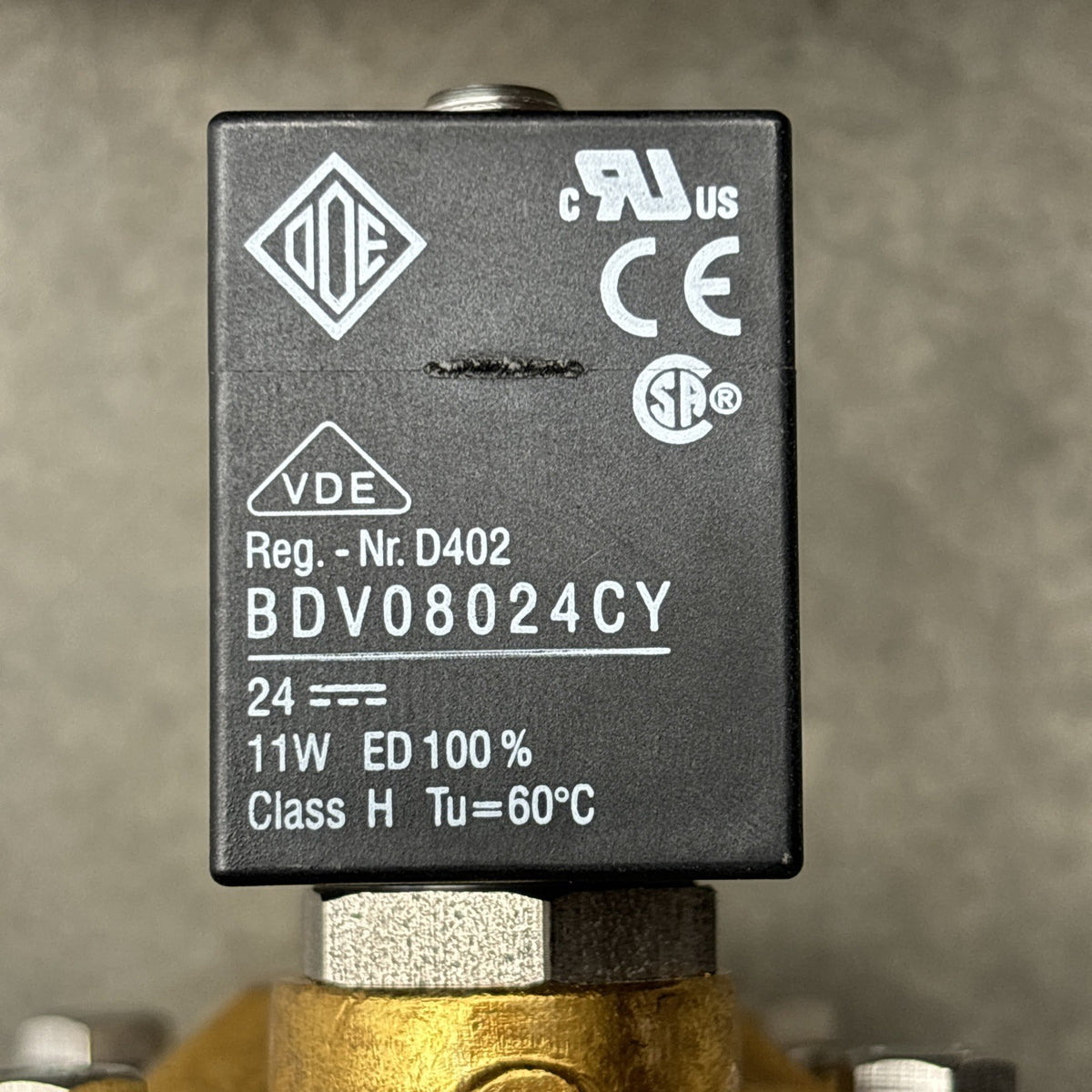 ODE 21WN5K1E190-T5 Solenoid 3/4” Brass Valve4