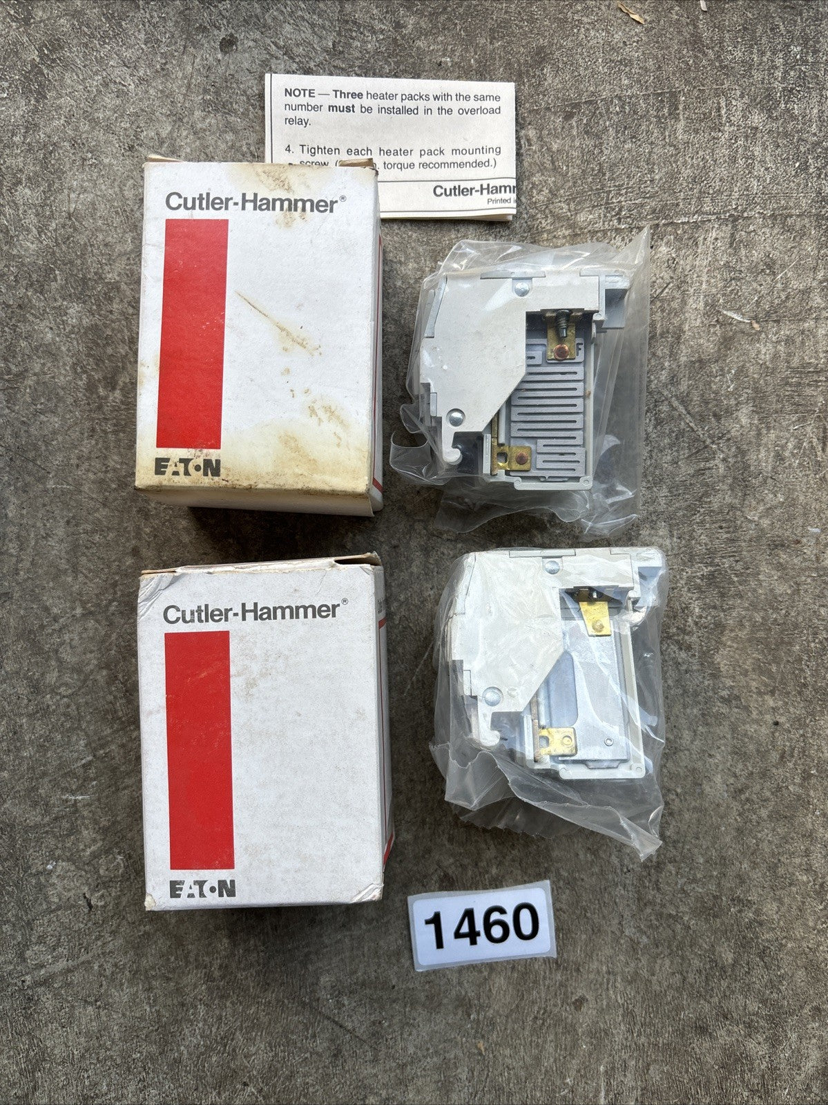 Cutler Hammer Freedom Series Heater Pack H2006 3 2.05 3.03 AMP 2 Boxes Of 30