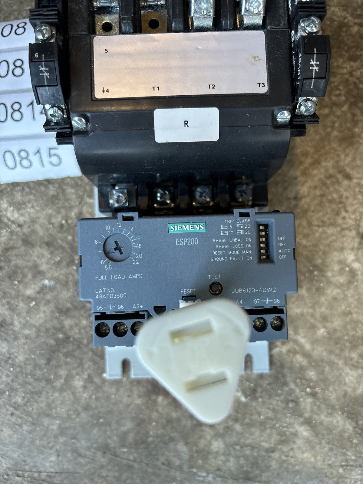 Siemens Motor Starter Size 1 Reversing 22DU+32A*E6 120 Volt Coil Siemens ESP2003