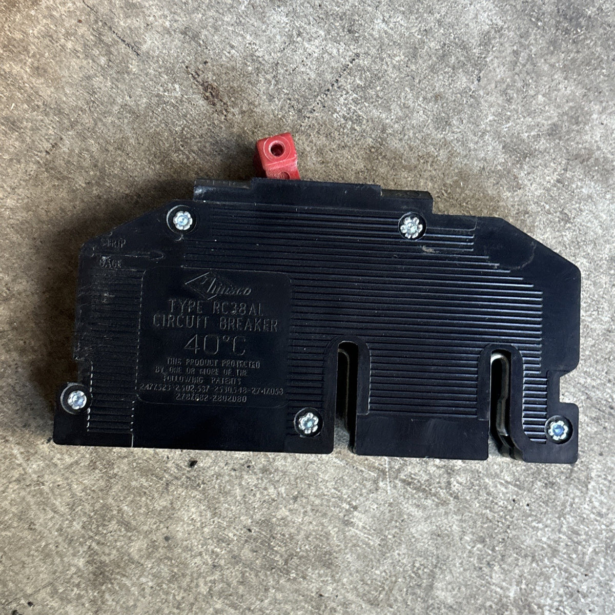Zinsco,sylvania,gte Double Pole 20amp Breaker1