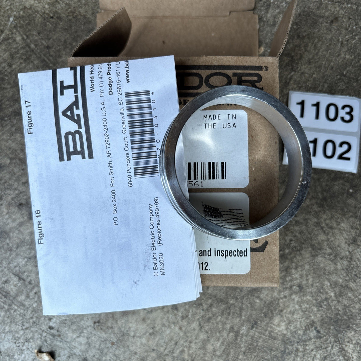Dodge 14LER203 labyrinth seal pillow block seal 3 7/16 in ID 6.19 in W Aluminum1