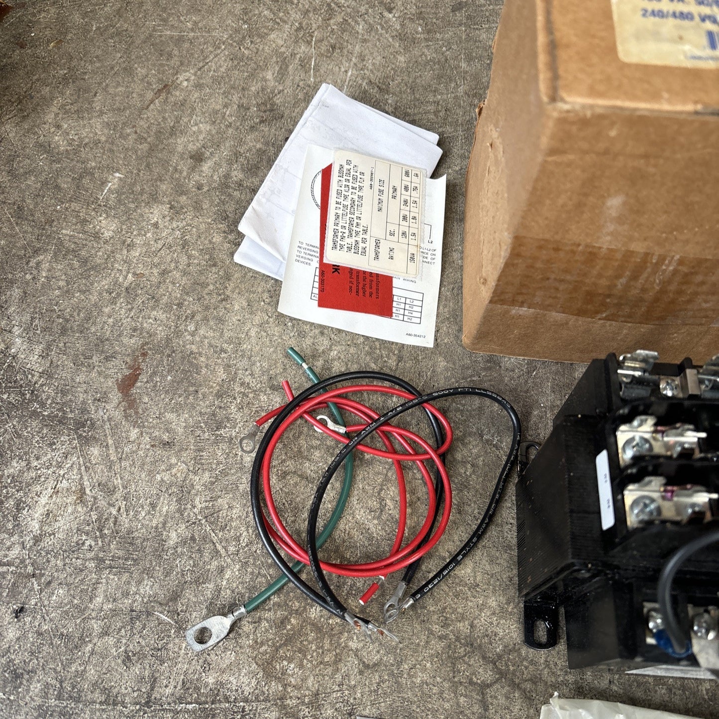 JOSLYN CLARK,KTR672,TRANSFORMER 45VA 240/480 VOLT .045 KVA NEW OLD STOCK2